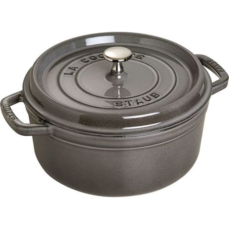 Zwilling Staub Cocotte Ronde 26 cm Gris Graphite (1/5)