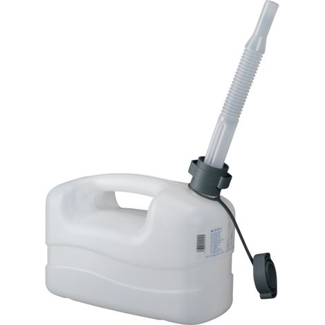 Tanica di carburante in HDPE da 5 litri con tubo di scarico (1/2)