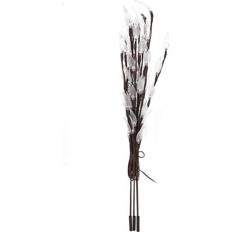 Pelouse lumière innovante Arbre Laisse Forme Solaire pelouse lumière LED chaîne lumière Paysage décoration pour Jardin (1/5)