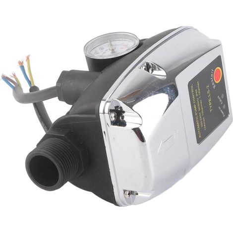 Elektronischer Druckregler für Wasserpumpen, G1-Gewinde, IP65, Leckageerkennung, automatische Umschaltung 110-230V. (1/5)
