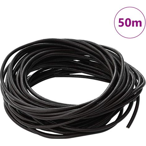 Corde en Cuir Marron foncé Ø2,5 mm x 50 m Cuir (1/5)