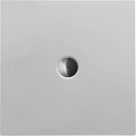 Plato de ducha-DW DURAPLAN con nivel de suelo antideslizante 900x800x35mm blanco