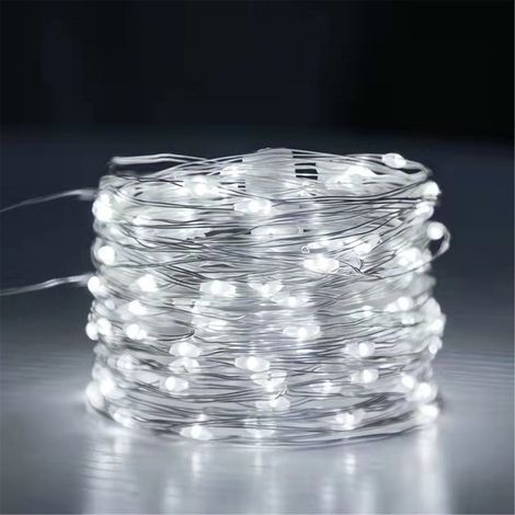 Guirlande Lumineuse - Fil de Cuivre - 20 LED - 2 M - 8 Modes - Télécommande - Alimentation USB - Extérieur IP65 (1/5)