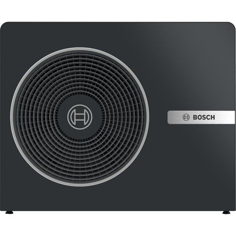 Bosch Luft-Wasser-Wärmepumpe in Monoblock-Ausführung CS8800iAW15 O-T B 15kW, R290, 6,38kW bei A7/W35, 3-phasig 400V, Schwarz