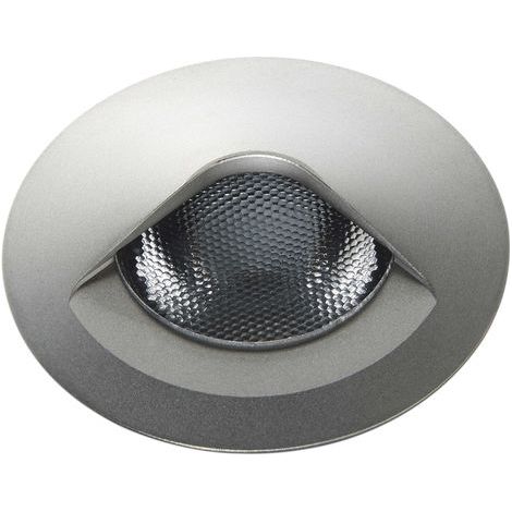 Sol encastré 1 d'émission PUSSA IP67 LED SMD 4W 370lm CRI80 4000K Gris (1/3)