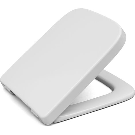 Hamberger  Lunette WC Antibactérienne - Modèle i.life - Duroplast - Système de fermeture silencieuse - Facile à nettoyer (1/5)