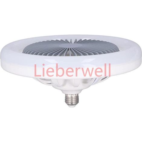 Lumière de Ventilateur de Plafond Lampe de Ventilateur LED Silencieux Réglable Éclairage à 3 Vitesses ABS + PC pour Chambre d[L1293] (1/4)