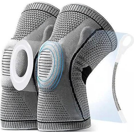 Ultra Knee Elite Medizinische Kompressions-Kniebandage – Kompressionsbandage für das Knie – Größe L – 2er-Pack (1/5)