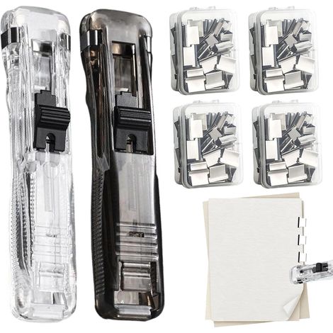 Agrafeuse à clips portable, compacte et manuelle avec 200 (1/5)