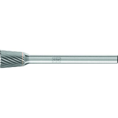 PFERD TOOLS Hartmetall Winkelfrässtift stirnverzahnt WKN Ø 06x07 mm Schaft-Ø 3 mm Z5 universal fein (1/2)