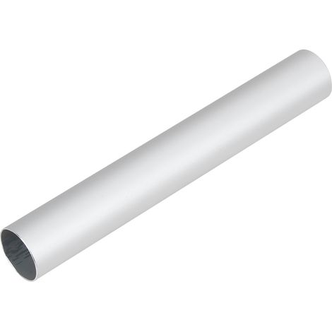 Bricoferr Tubo de Aluminio para Aspirador/Soplador – 34 cm x Ø3,4 cm (1/2)