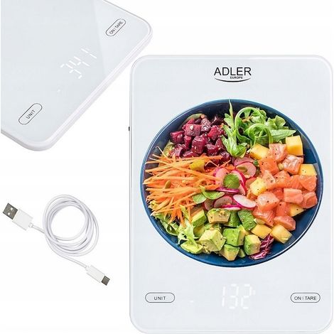 Elektronische Küchenwaage 10 kg LCD USB AD3177