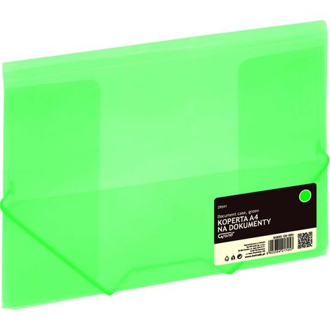 Enveloppe verte A4 ZP041 avec grand élastique