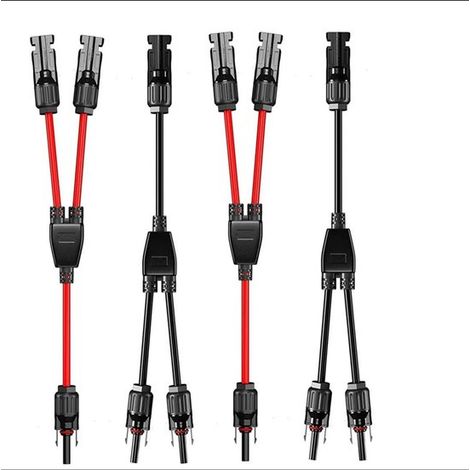 Y-Verteiler für Solarkabel – 6 mm² Y-Stecker für Solarmodule, geeignet für MMF- und FFM-Stecker in Photovoltaikanlagen. (1/5)