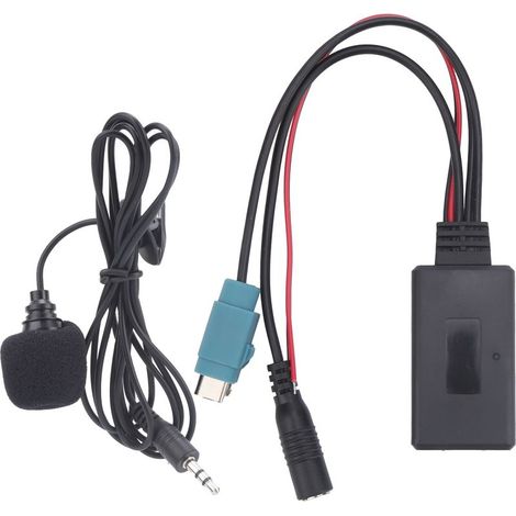 Adaptateur Bluetooth Voiture sans Fil avec Microphone pour Alpine KCE‑236B / CDA‑9852 / E (1/5)
