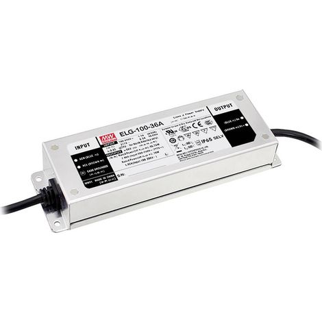Mean Well ELG-100-24AB-3Y Driver de LED à tension constante 96 W 2 - 4 A 21.6 - 26.4 V/DC fonction dimmeur 3 en 1, mont (1/2)