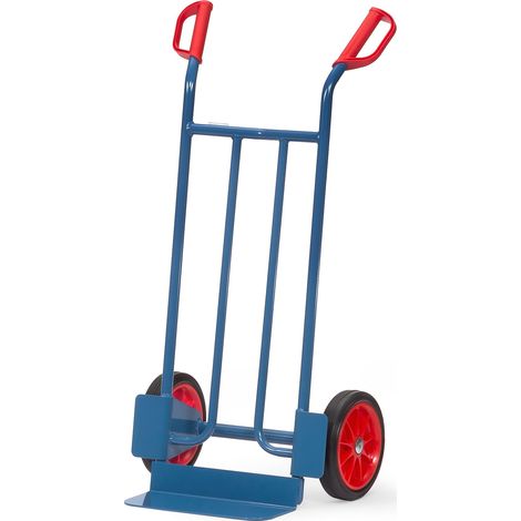 Fetra Stahlrohrkarre mit Vollgummibereifung Höhe 1150 mm, Schaufel 150x400mm (1/2)