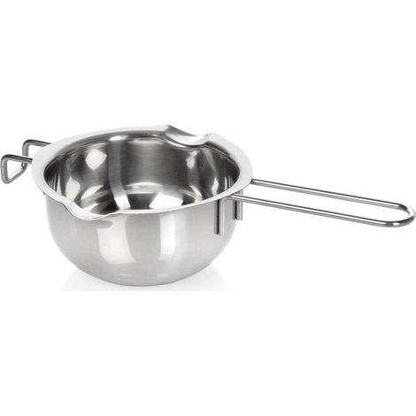 Pentola a doppia parete per sciogliere cioccolato e burro. Lavabile in lavastoviglie. Acciaio inossidabile. 14 cm. (1/5)