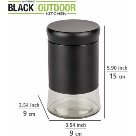 Pot De Conservation - Verre Trempé - 600 Ml - Fermeture Hermetique A Vis - Pour Cuisine Extérieure - 1 Piece (1/4)