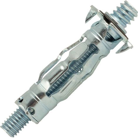 Tappo a espansione in metallo con piedini a vite - Acciaio zincato - Ø M6 x 53 - Confezione da 50 - SCELL-IT - 8S-PAV