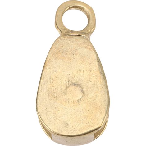 Xiuganpo Bloc de Sangle Unique, Indicateur de Laiton -Rope Disque 32 Mm de Diamètre pour Les Cordes de Signale (1/5)