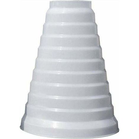 Verbesserter, dickerer Universal-Reduzierer für Lüftungssysteme, 80/200 mm Durchmesser, PVC-Rundrohr-Reduzierer zur Verwendung mit Klimaanlagen für Kanäle und Abluftventilatoren (8–20 cm)