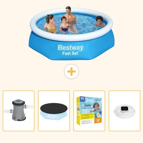 Bestway Bestway Fast Set Ronde - 244x61 cm - 5-pièces S178 (1/5)