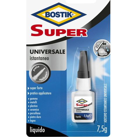 Adesivo Istantaneo (Clip Strip) Bostik Super Universale 12 Blister 7,5 gr