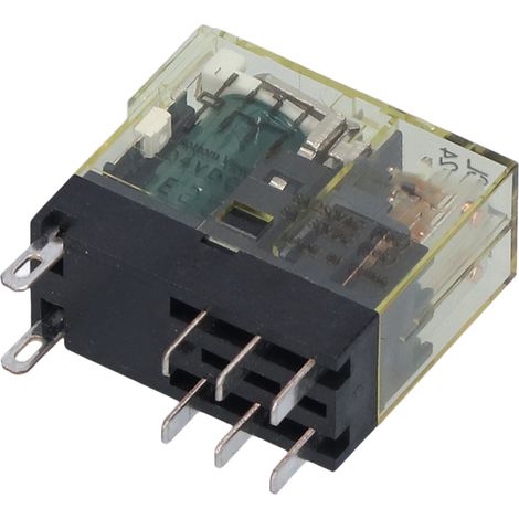10 Stück Miniatur-Leistungsrelais, dünne elektronische Bauteile, 2 Schließer (NO), 2 Öffner (NC), klein, 8-polig, DC 24 V, 8 A, BEM2SCL (1/5)