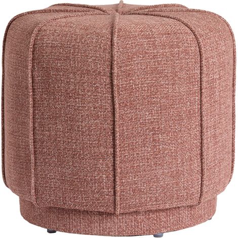 Pouf rosa in legno caldo Light & Living Belisso (1/4)