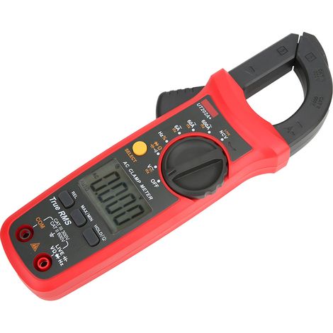 Pince ampèremétrique automatique miniature UNI T UT202a, pratique et performante, pour les mesures de tension, de courant, de résistance et de capacité. (1/5)