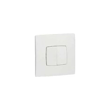 Legrand 080602 Double two-way switch 10AX 250V - Neptune - White