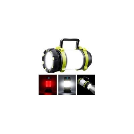 Wiederaufladbare LED-Campinglaterne mit 1000 lm – wasserdicht nach IPX5, 6 Modi, ideal zum Angeln, Wandern, Jagen und für Rettungseinsätze bei Nacht (1/5)