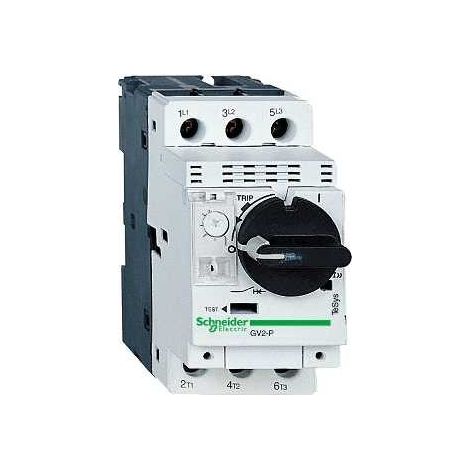 Disjoncteur moteur GV2P 9 à 14 A 3P 3d déclencheur magnétothermique - GV2P16