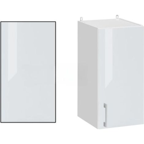 Cuisineandcie – Panneau de finition pour meuble haut – Blanc brillant – H 60 x P 32 cm – Pour harmoniser les meubles de cuisine (1/5)