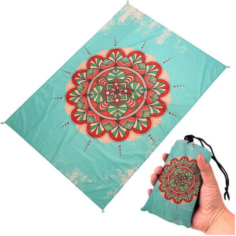 Couverture De Plage Imprimée Anti-Sable-Tapis Extra Large Pour Pique-Nique En Plein Air - Imperméable Pliable Avec Voyage Portable Camping Pêche Pile Style 5 11.4 (1/5)