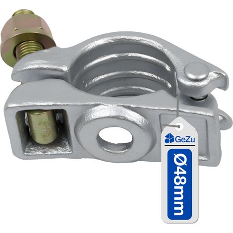 Accouplement échafaudage galvanoplastie 48 x 48 mm – serre‑joint pour tuyau acier construction – GeZu Impex