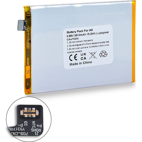 NX - Batterie téléphone, smartphone, GSM pour Oppo A9 3.88V 3910mAh - BLP709 (1/2)