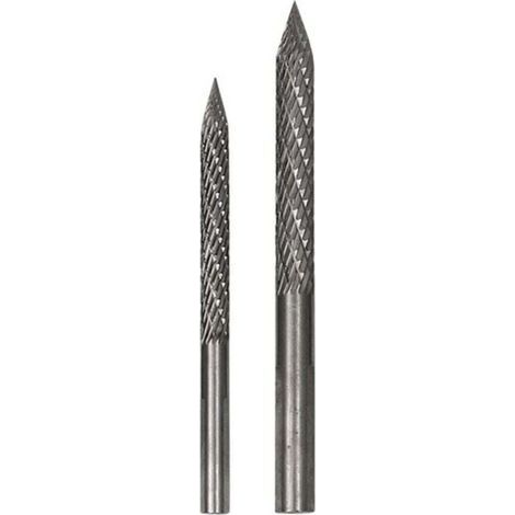 Paquet de 2 Embouts Pneu Multi-Tailles pour RéParation Pneus, Fraises en Carbure, Patchs Coupe-Bouchon, Coupe-Fil, AléSoir, Perceuse 6Mm 8Mm (1/5)