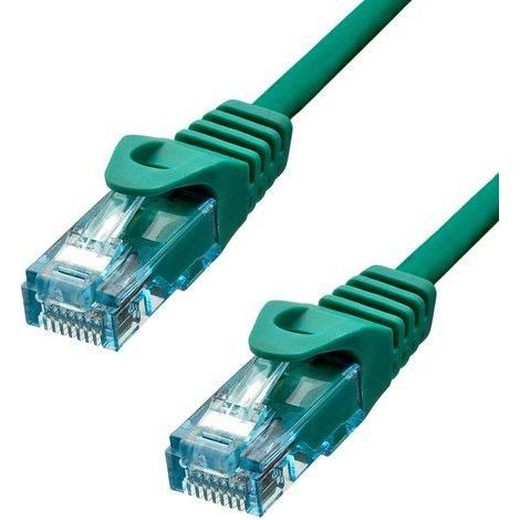 Cavo Ethernet ProXtend CAT6A U/UTP CU LSZH verde 15 m, 6AUTP-15GR