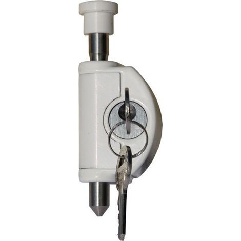 Abus FTR42 W C/F 56906 Sécurité de fenêtre avec Tige de condamnation pour baie coulissante