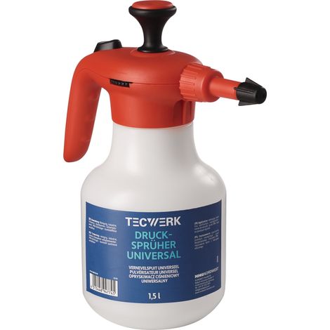 Pulvérisateur universel 1,5l joint FPM, buse plastique TECWERK (1/2)