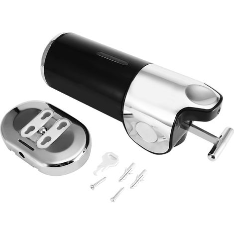 500-ml-Wandseifenspender für Badezimmer, Küche, Hotel (Schwarz)