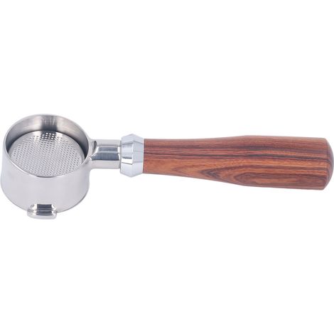 Porte-filtre sans fond 51mm avec 2 becs, manche en palissandre, remplacement pour machine à café ECO310 (1/5)
