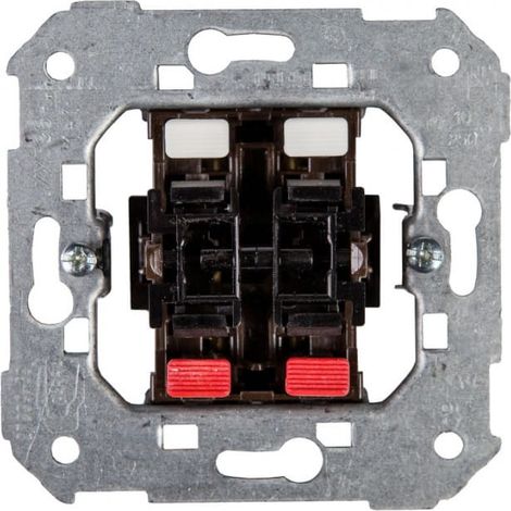 Simon 82 Doppelknopfmechanismus, Schnellanschlüsse, 75396-39