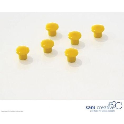 Satz Memo-Magnete 10mm gelb
