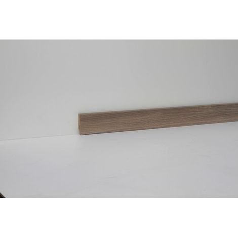 Classen Clip-Fußleiste 240 cm 58 x 19 mm Kastanie Sockelleiste