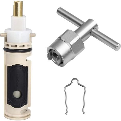 Replacement Cartridge 1222 with Removal Tool 104421 and Handle Adapter Kit 116653, Fits Moen (Cartridge + Extractor). MUMU (1/4)