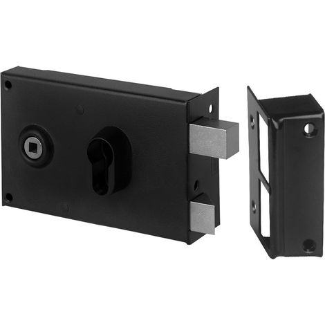 ABUS Serrure Applique Horiz. Cyl. Euro. 88x140 Droite