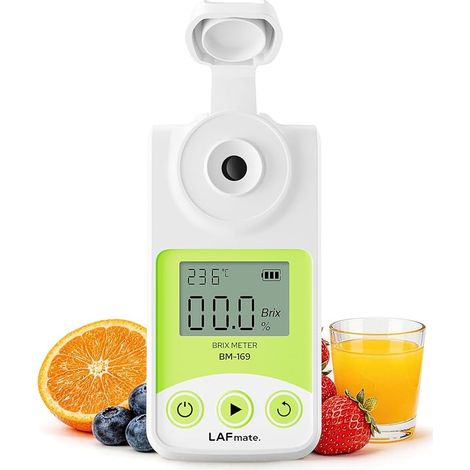 Digital Refractometer Range 0-55% Brix for Coffee Juice, Honey and Jam, Sugar Refractometer with CTA for Vinification and Home Brewery (1/5)
